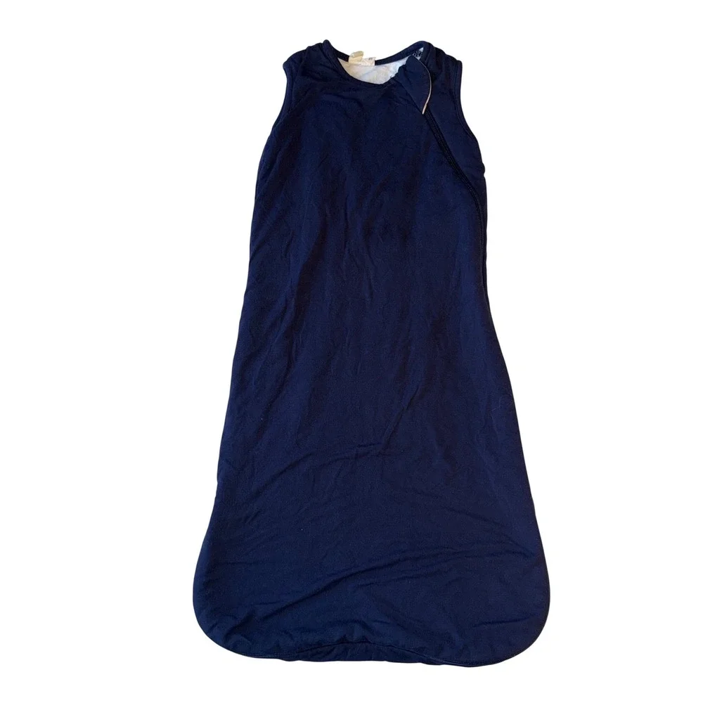 Kyte Baby Sleep Bag 0-6m Navy Blue Excellent 1.0 TOG Bamboo Wearable Blanket